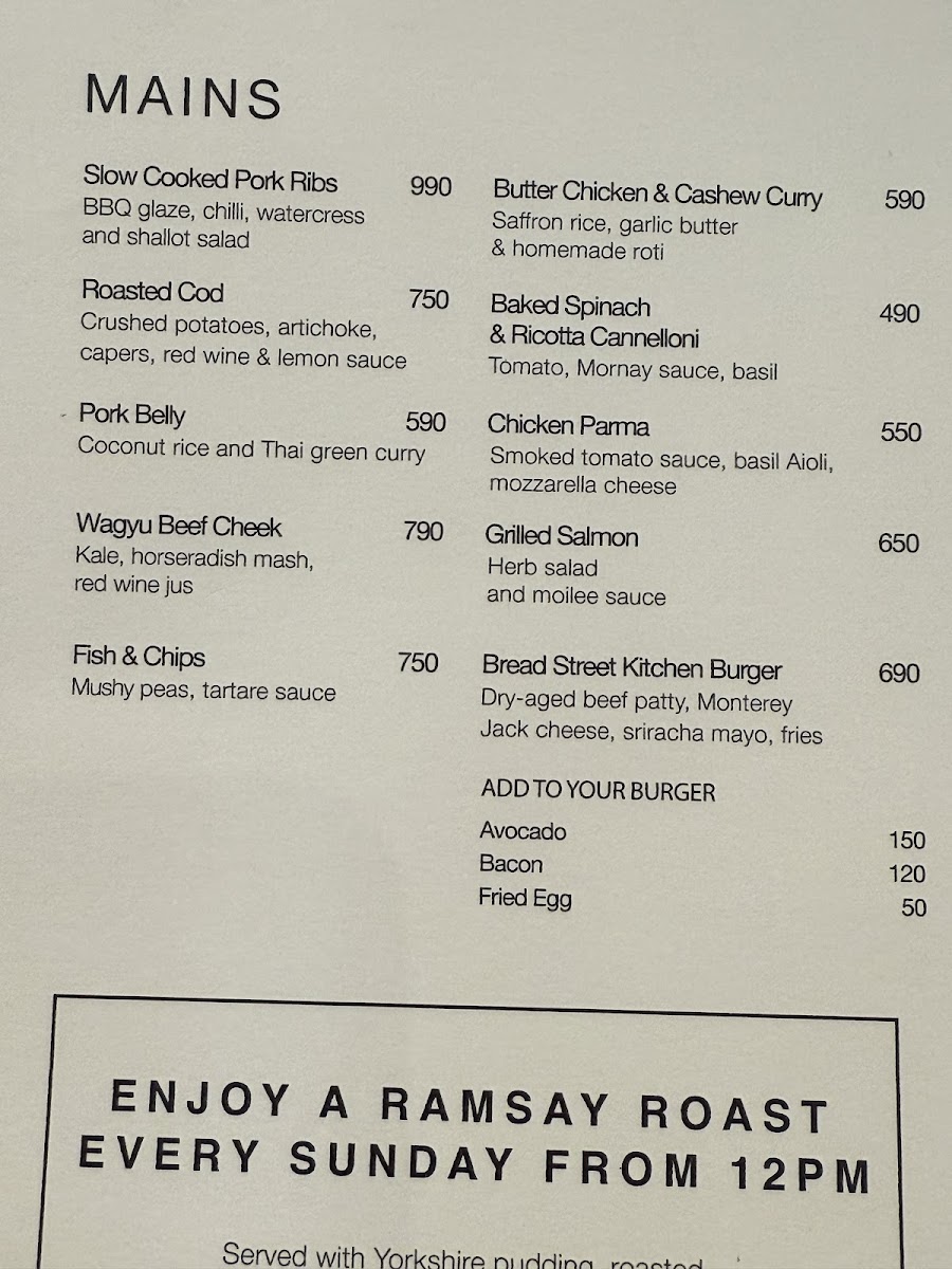 Bread Street Kitchen & Bar - The Emsphere Menu - Image 4